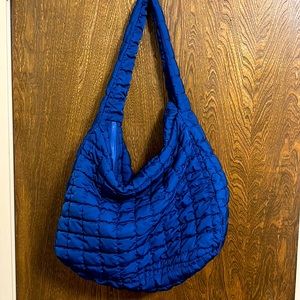 Recycled Polyester Quilted Oversized Shoulder Bag